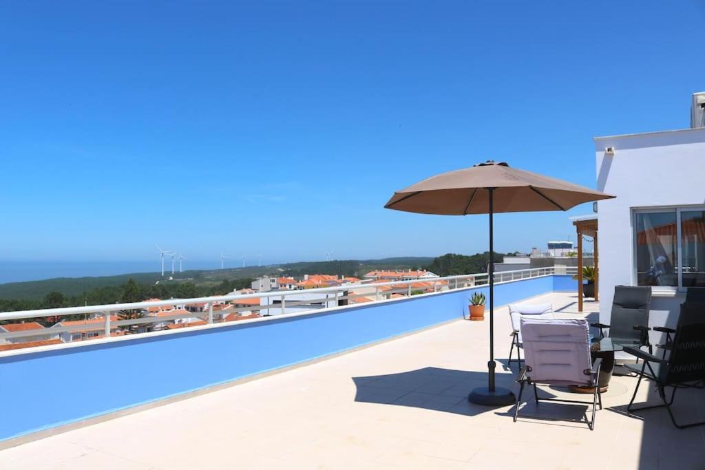 나자레 Sitio Penthouse - Big Terrace With Sea View & Bbq 빌라 외부 사진