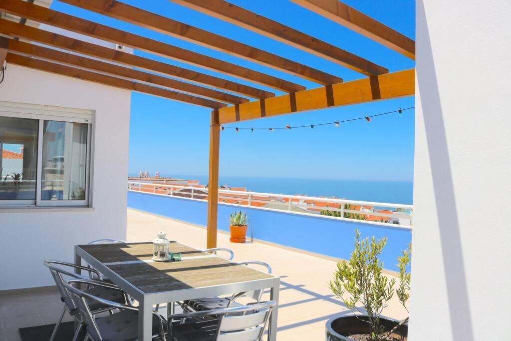 나자레 Sitio Penthouse - Big Terrace With Sea View & Bbq 빌라 외부 사진