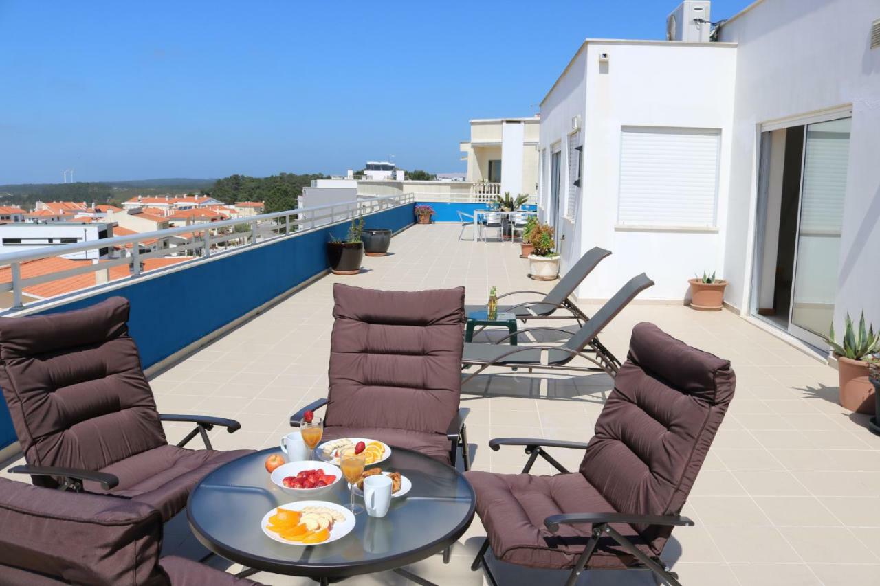 나자레 Sitio Penthouse - Big Terrace With Sea View & Bbq 빌라 외부 사진